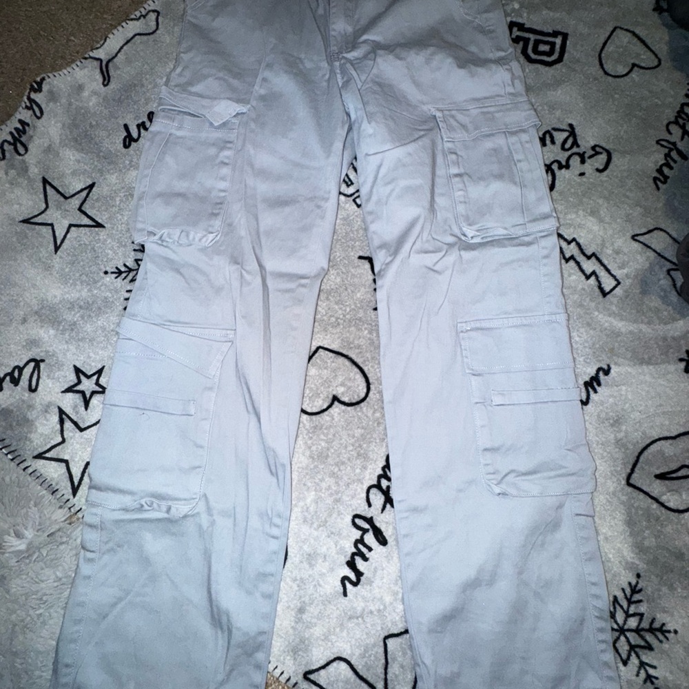 Light Gray Cargo Pants